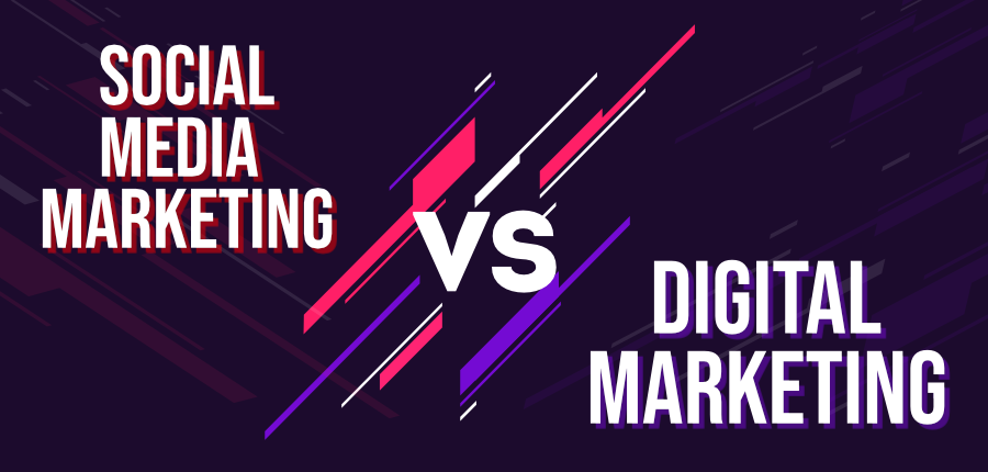 social media VS digital marketing